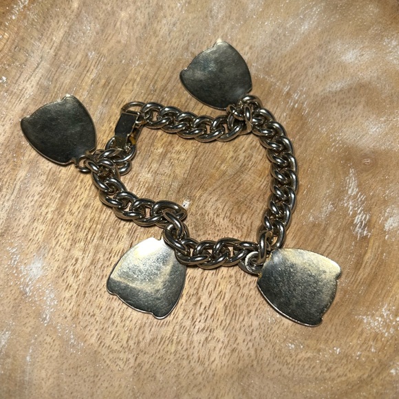 Vintage Funny 10 Commandments Charm Silver Tone Bracelet 50's Jewelry - Picture 4 of 15